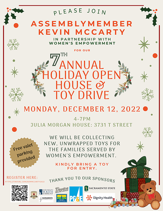 Holiday Open House Flyer