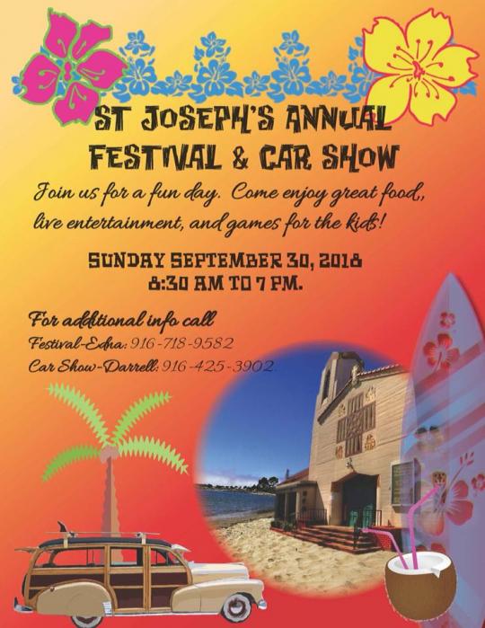 2018 Festival and Car Show Graphic