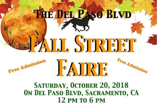 Del Paso Blvd Fall Street Faire Graphic