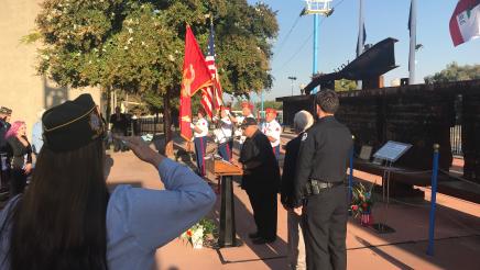 9/11 remembrance ceremony at Cal Expo Memorial Plaza