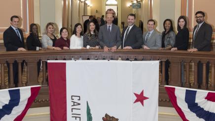 Assemblymember McCarty with Capitol and District Office Staff