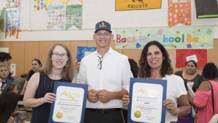 Assemblymember McCarty presents Certificates of Recognition 
